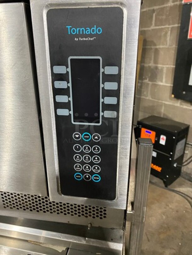 Turbo Chef Commercial Countertop Rapid Cook Oven/ Microwave Oven! All Stainless Steel! On Equipment Stand! 2x Your Bid Makes One Unit! One Is Tornado Series Model: NGC 208/230/240V - Image 7 of 12