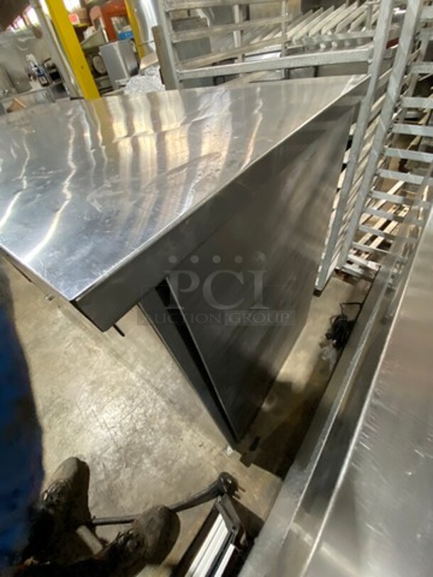 True Commercial 2 Door Bar Back Cooler! With Solid Doors! All Stainless Steel! Model: TBB3SHC SN: 9311069 115V 60HZ 1 Phase - Image 4 of 8