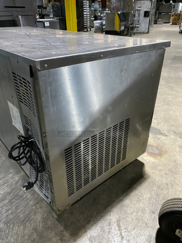SWEET! Everest Commercial 3 Door Lowboy/Worktop Freezer! With Poly Coated Racks! All Stainless Steel! On Casters! Model: ETF3 115V 60HZ 1 Phase - Image 4 of 8