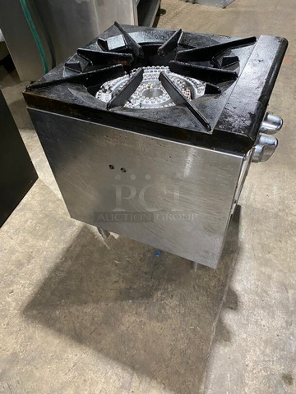Cook Rite Commercial Countertop Gas Powered Single Burner Stock Pot Range! Stainless Steel! On Small Legs! Model: ATSP181 SN: ATSP181AUS100310122900C40025 - Image 2 of 8