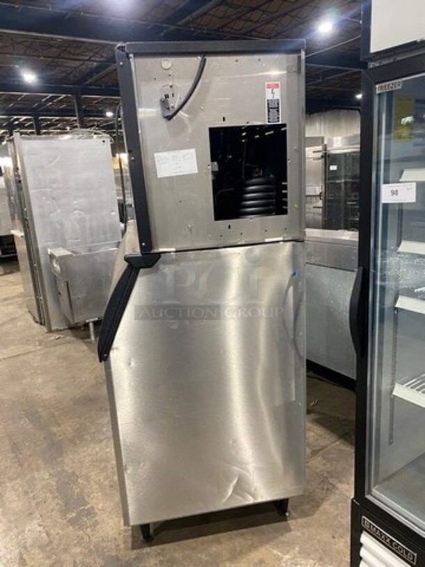 Ice-O-Matic Commercial Ice Maker Machine! On Commercial Ice Bin! All Stainless Steel! On Legs! 2x Your Bid Makes One Unit! Model: ICE1406HW6 SN: 16041280011162 208/230V 60HZ 1 Phase - Image 3 of 8