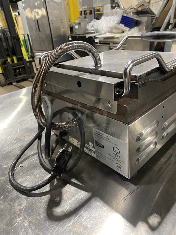 Cecilware Stainless Steel Countertop Electric Panini Sandwich Grill! MODEL: SG-1SG SN:1404450 120V! Electric Powered!  - Image 4 of 8