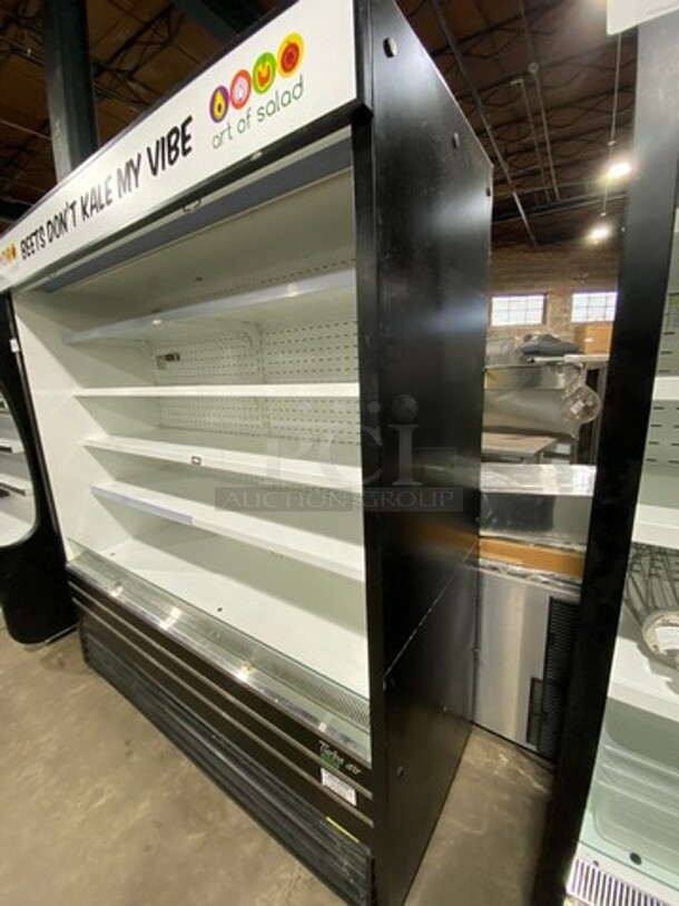 LATE MODEL! 2018 Turbo Air Commercial Refrigerated Grab-N-Go Open Case Merchandiser! POWERS ON, DOES NOT GO DOWN TO TEMP! Model: TOM72EBN SN: H2T2E72D6008 220V 60HZ 1 Phase - Image 2 of 10