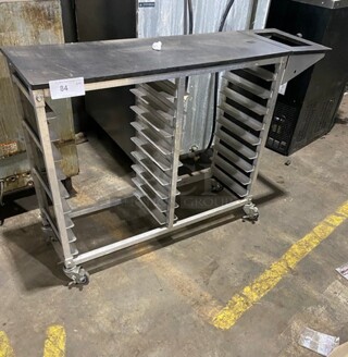 Metal Commercial Pan Transport Rack!