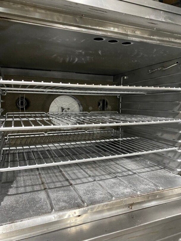 Blodgett Stainless Steel Commercial Gas-Powered Full-Size Convection Ovens w/ Solid Doors and Thermostatic Controls on Commercial Casters! 2 Times Your Bid Makes One Unit! - Image 6 of 9