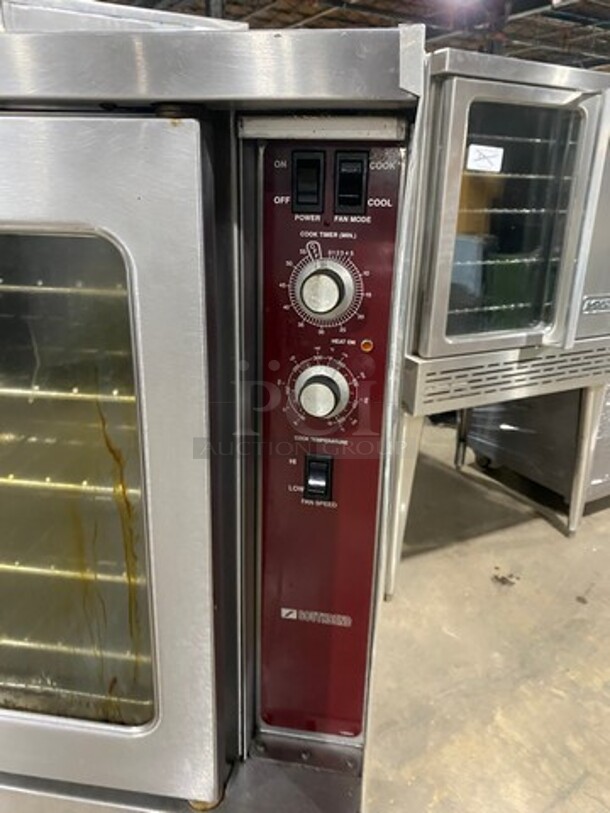 Southbend Natural Gas Powered Single Deck Convection Oven! With View Through Doors! Metal Oven Racks! All Stainless Steel! On Legs! - Image 5 of 7