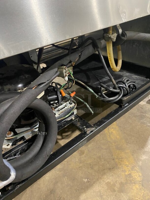 True Commercial 2 Door Reach In Cooler! With Poly Coated Racks! All Stainless Steel! On Casters! Working When Removed! Model: T35 SN:7018068 115V 1PH - Image 9 of 9