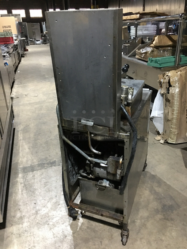 Henny Penny Pressure Fryer 500! Electric! With Metal Fryer Basket! All Stainless Steel! On Casters! Model: 500 SN: EB051HH 208V 60HZ 3 Phase - Image 3 of 9