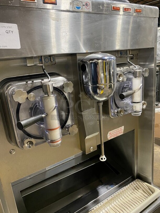 Taylor Commercial 2 Flavor Frosty/ Slushie Making Machine! With Milkshake Mixing Attachment! All Stainless Steel! On Casters! Model: 34227 SN: K4012295 208/230V 60HZ 1 Phase - Image 6 of 11