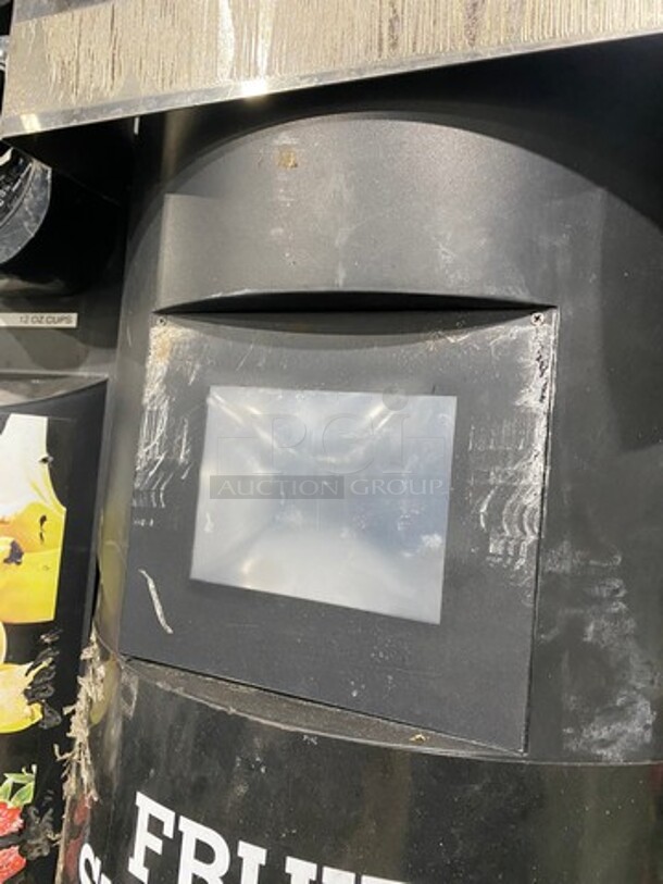 AMAZING! Manitowoc Multiplex Smoothie Workstation! On Single Door Undercounter Cooler! With Poly Bins! All Stainless Steel! On Casters! Model: MB81 SN: 1701150000857 115V 60HZ 1 Phase - Image 7 of 11