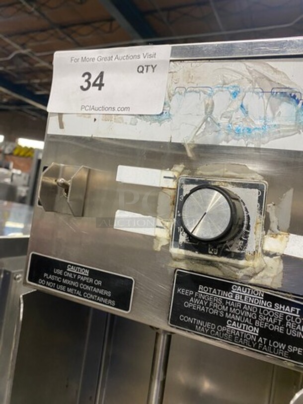 International Dairy Queen Commercial Countertop Blizzard Mixer! Solid Stainless Steel! Model: BM3 SN: H2D12330 120V 60HZ 1 Phase - Image 6 of 8