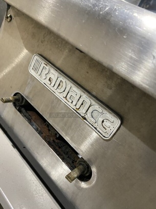 RADIANCE ALL STAINLESS STEEL Heavy Duty Commercial Natural Gas Powered CHAR GRILL!   - Image 7 of 7