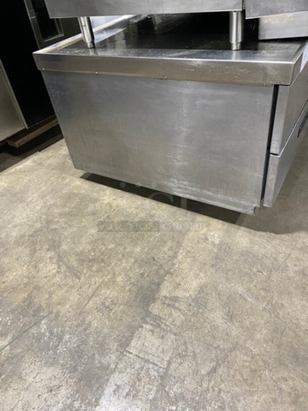 Delfield Manitowoc Commercial Refrigerated 2 Drawer Chef Base! All Stainless Steel! On Casters! - Image 2 of 8