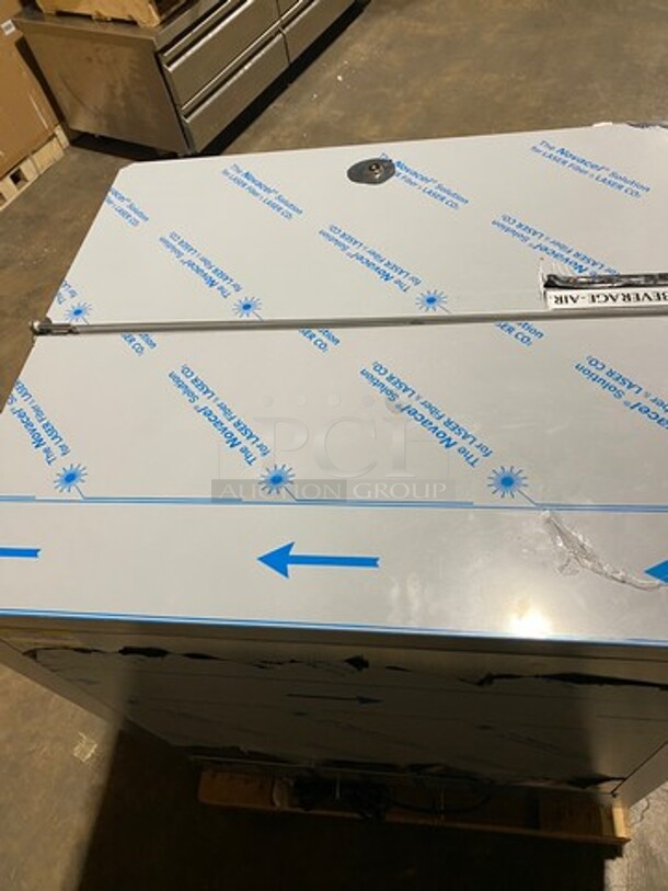 COOL! NEW! SCRATCH-N-DENT! Beverage Air Commercial Refrigerated Milk Cooler! Stainless Steel Body! On Casters! Model: SM34HCS SN: 13206661 115V 60HZ 1 Phase - Image 10 of 11