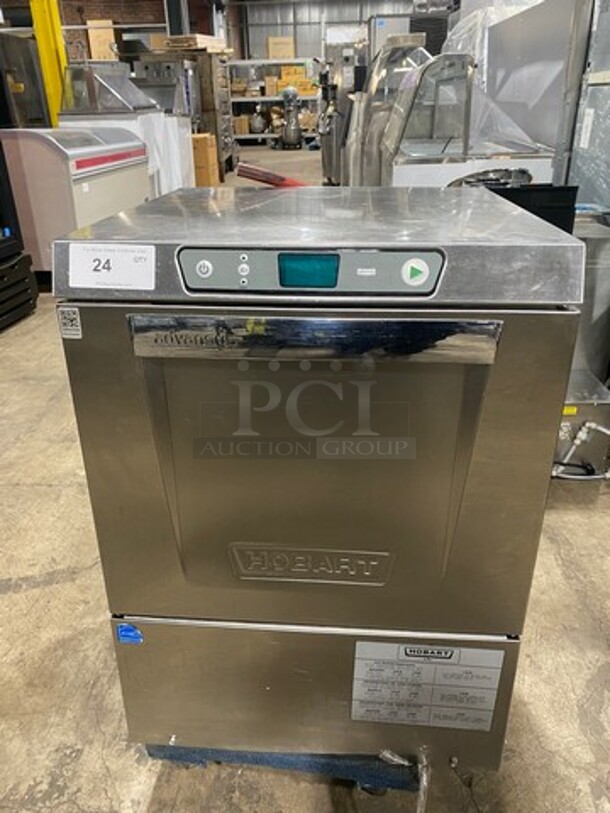 Sweet! Hobart Late Model Under The Counter Commercial Dishwasher! Advansys Series! Model LXER Serial 231184904! 120/208/240V 1 Phase! All Stainless Steel! - Item #1095663