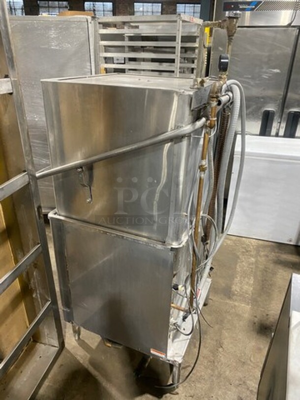 FAB! Hobart Commercial Pass-Through Heavy-Duty Dishwasher! All Stainless Steel! On Legs! Model: AM15 208/240V 60HZ 3 Phase - Image 4 of 9