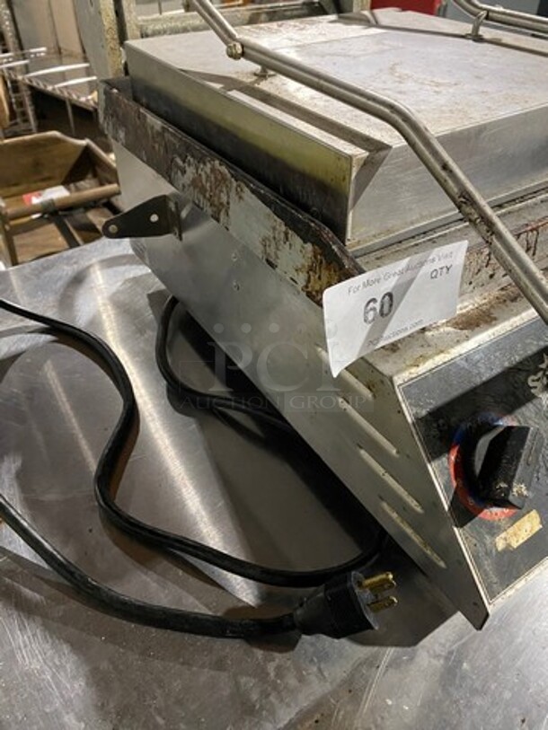 Star Pro Max Commercial Countertop Panini/Sandwich Grill! With Flat Press! All Stainless Steel! Model: GR14 SN: GS140708A0074 120V - Image 9 of 12