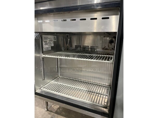 Turbo Air Refrigerated Salad Bar Island! Single Door Storage Space Underneath! All Stainless Steel! Model MST28711S SN: MS2TA02021 115V - Image 5 of 8