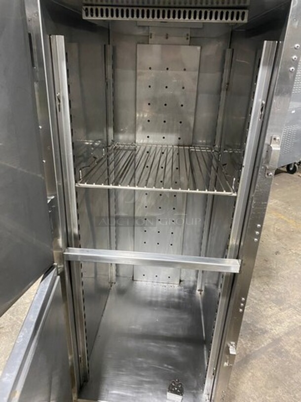 SWEET! LATE MODEL! 2015 FWE Electric Powered Food Warming Cabinet! With Solid Split Door! All Stainless Steel! On Casters! Model: TST16CHP SN: 154334202 120V 60HZ 1 Phase - Image 6 of 8