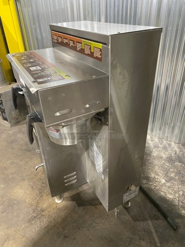 Fetco Commercial Countertop Dual Side Coffee Brewer! All Stainless Steel! On Legs! Model: CBS2052 SN:370110030930B 120/208/240V 60HZ 1/3 Phase - Image 2 of 8