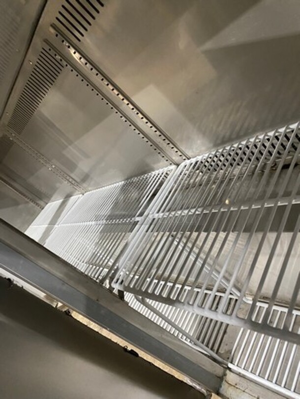 Commercial 3 Door Lowboy/Worktop Cooler! With Poly Coated Racks! All Stainless Steel! On Casters! - Image 6 of 8