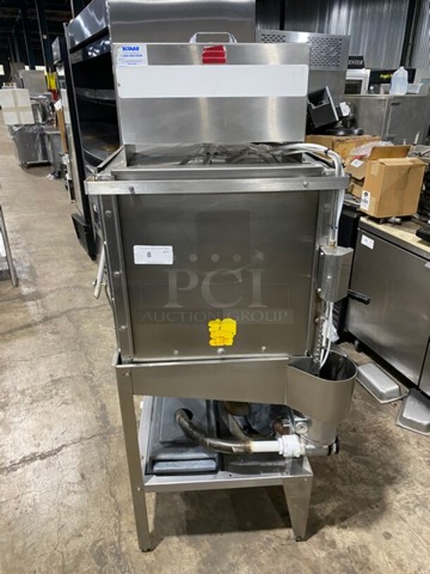 Ecolab Commercial Pass-Through Dishwasher Machine! All Stainless Steel! On Legs! - Image 1 of 8