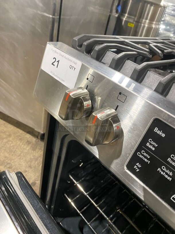 Frigidaire 4 Burner Stove! With Oven Underneath! Metal Oven Racks! All Stainless Steel! - Image 11 of 12