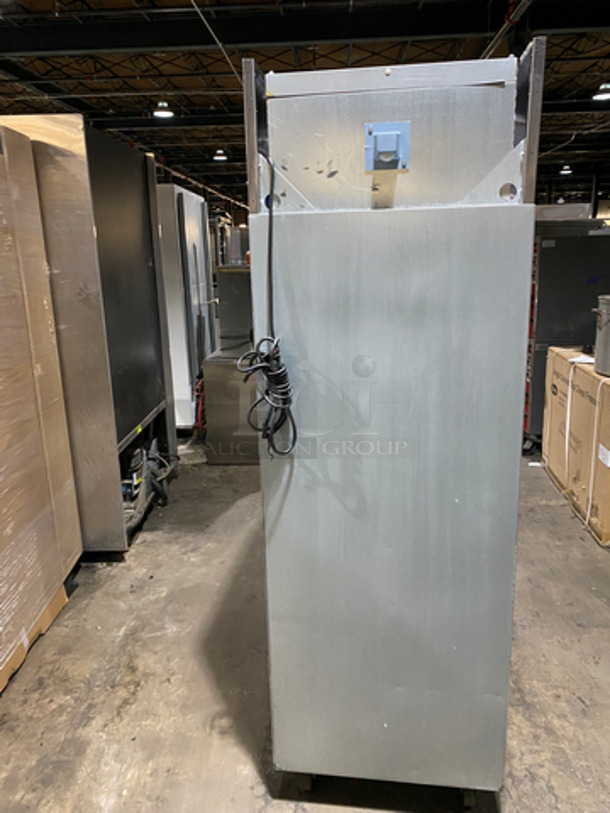 Delfield Commercial Single Door Reach In Freezer! With Poly Coated Racks! Solid Stainless Steel! On Casters! Model: 6125XLSPP2 SN: 1501152000013 115V 60HZ 1 Phase - Image 3 of 9