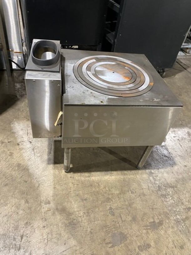 WOW! BRAND NEW! NEVER USED! Vulcan Commercial Natural Gas Powered 5 Ring Jet Burner Stock Pot! All Stainless Steel! On Legs! Model: SPR10005 SN: 481079555RS - Image 4 of 9