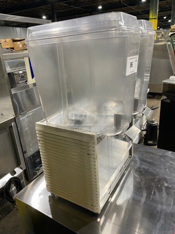 2016 Crathco Commercial Countertop Dual Hopper Beverage Dispenser! With Poly Drip Tray! Clear Poly Jugs! Stainless Steel Body! Model: D254 SN: T337484 115V - Image 2 of 8