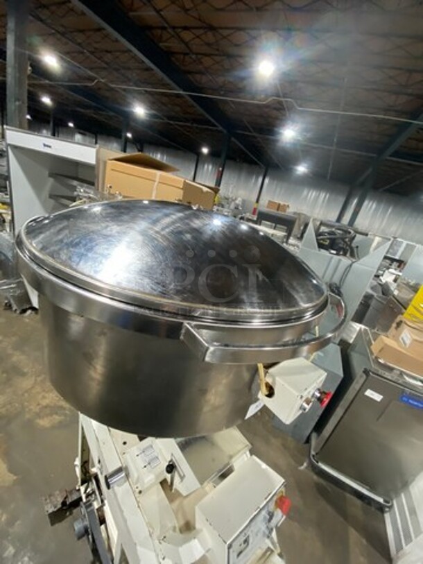 Commercial Floor Style Tortilla Machine! With Stainless Steel Top Hopper! On Casters! - Image 8 of 8