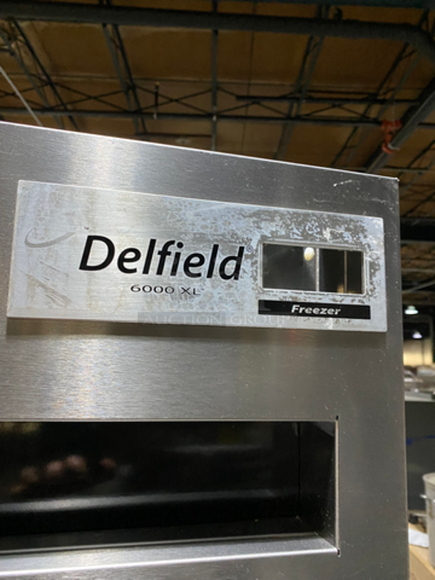 Delfield Commercial Single Door Reach In Freezer! With Poly Coated Racks! Solid Stainless Steel! On Casters! Model: 6125XLSPP2 SN: 1501152000013 115V 60HZ 1 Phase - Image 8 of 9