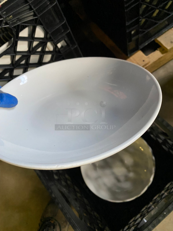 Assorted Size And Style Dishware! Includes Black Poly Crates! 4x Your Bid! - Image 3 of 6
