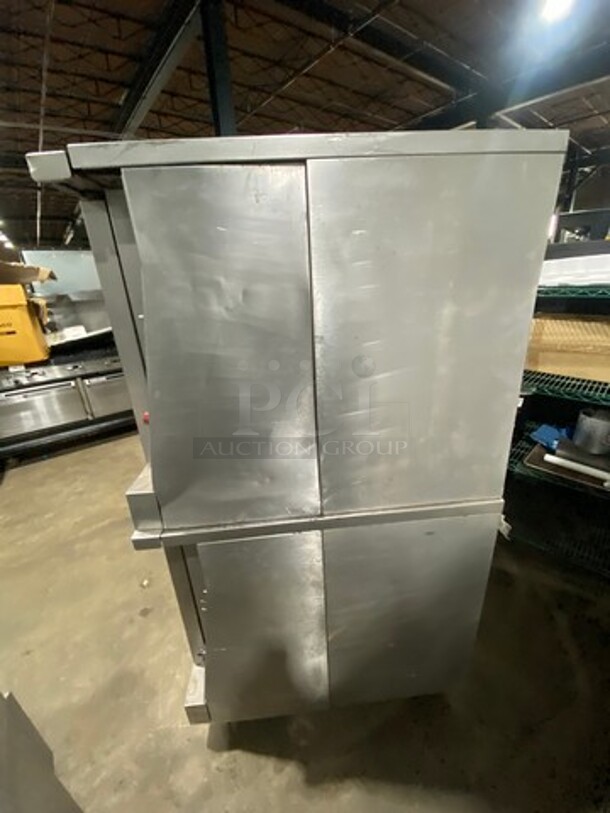 Garland Commercial Gas Powered Double Deck Convection Oven! With View Through Doors! Metal Oven Racks! All Stainless Steel! On Casters! 2x Your Bid Makes One Unit! - Image 3 of 9