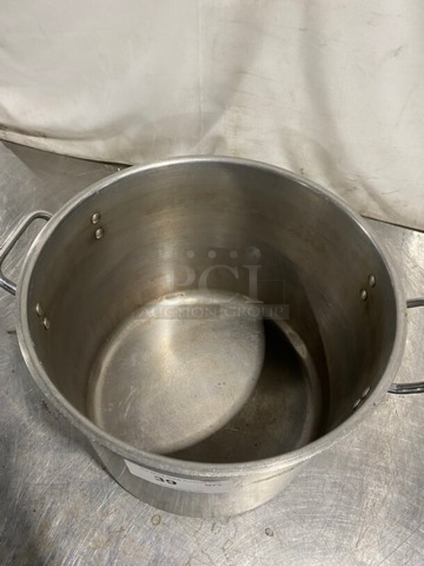 Metal Stock Pot! With Side Handles! - Image 2 of 5