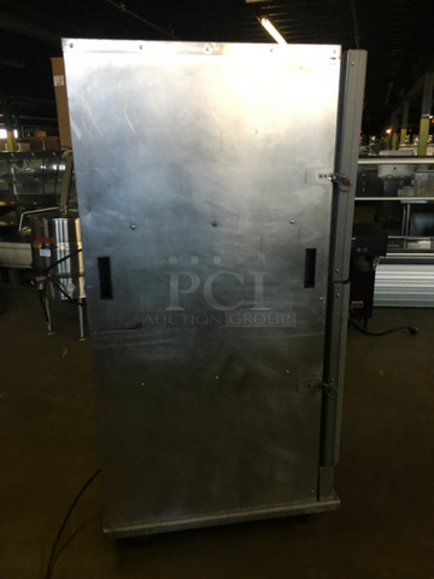 Cres Cor Commercial Insulated Warming/Proofing Cabinet! With 2 Half Doors! Holds Full Size Trays! All Stainless Steel! On Casters! Model: 5495039 SN: HJGK5032B 120V 60HZ 1 Phase - Image 4 of 8