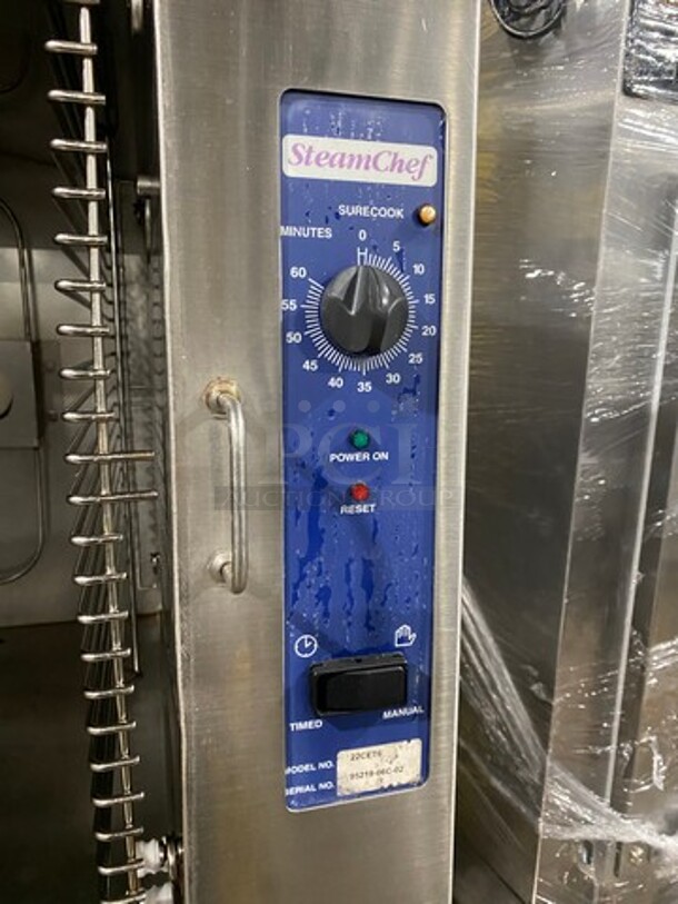 Cleveland Commercial Electric Powered Single Compartment Steam Cooker Cabinet! All Stainless Steel! On Legs! Model: 22CET6 SN: WC9521906C02 208V 60HZ 3 Phase - Image 7 of 8