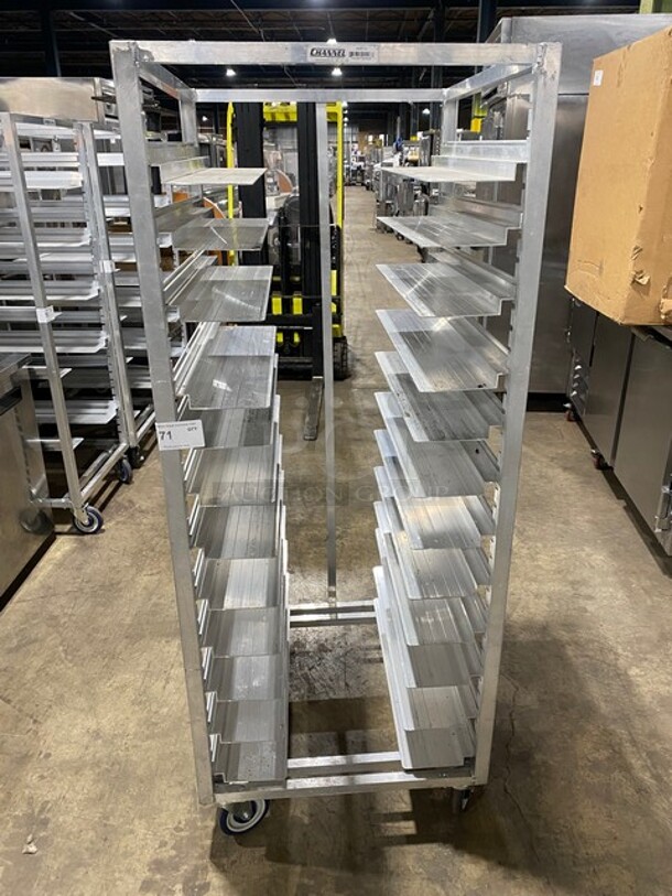 Channel Metal Commercial Pan Transport Rack! Model AUR12 Serial 835384004067! On Casters! - Image 1 of 5