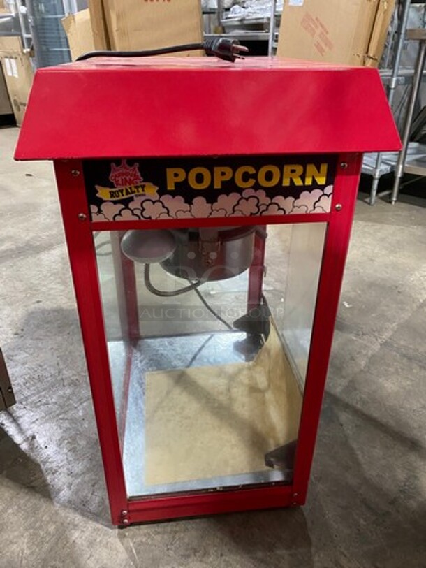 Carnival King Commercial Countertop Popcorn Machine! With 8 OZ Kettle! Glass All Around Showcase Style! Model: 382PM30R SN: 0390680 120V! Working When Removed!   - Image 4 of 12