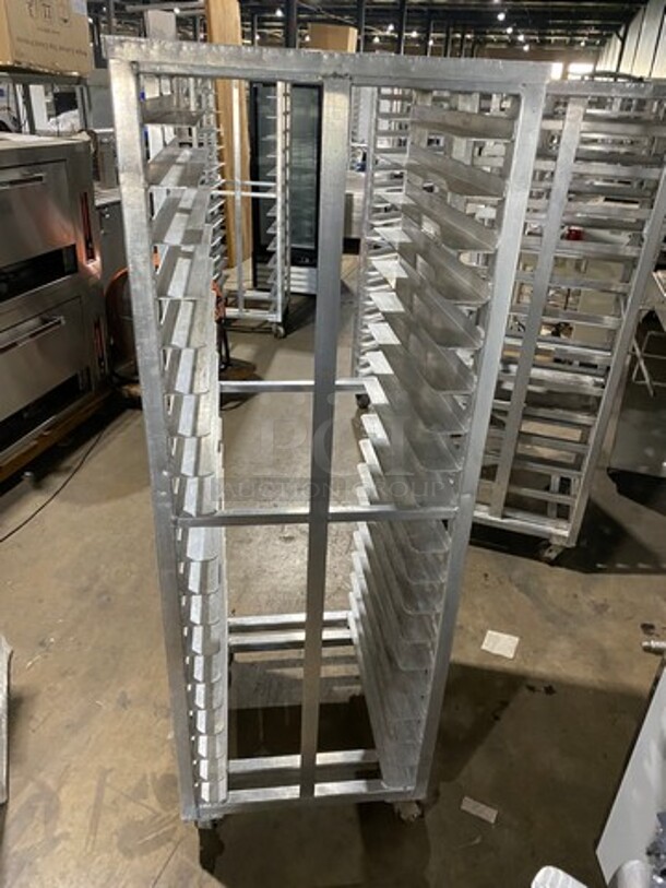Metal Commercial Pan Transport Rack! On Casters! - Image 3 of 5