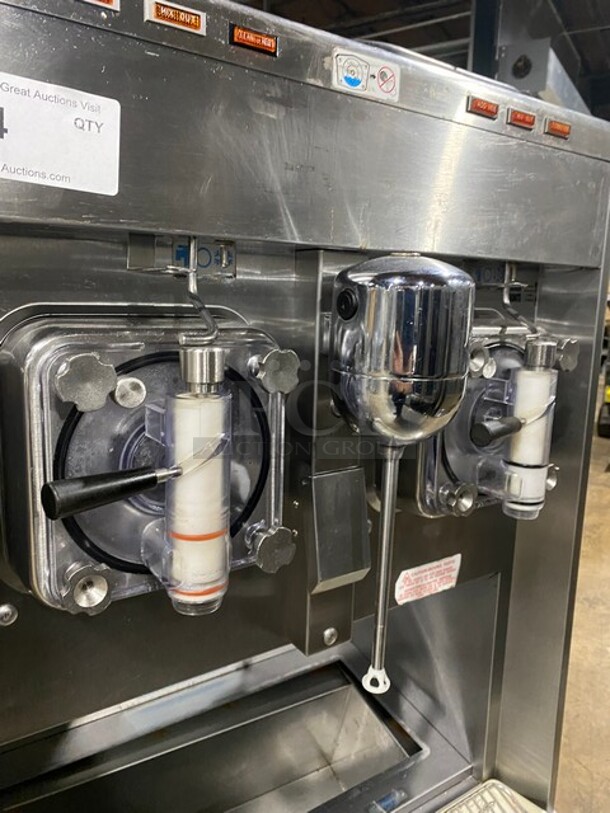 Taylor Commercial 2 Flavor Frosty/ Slushie Making Machine! With Milkshake Mixing Attachment! All Stainless Steel! On Casters! Model: 34227 SN: K4012295 208/230V 60HZ 1 Phase - Image 7 of 11