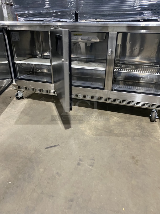 EVEREST Stainless Steel 3 Door Undercounter/Worktop Freezer!  Model ETBF3 Serial BTBF315120014 115V/60Hz/1 Phase - Image 5 of 8