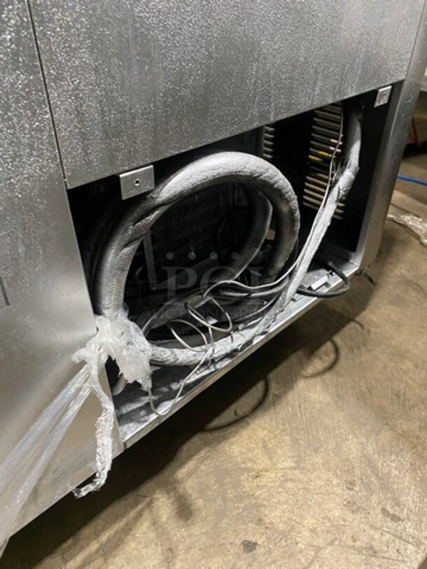 Leader Commercial Refrigerated Marble Top Pizza Prep Table! With 3 Door Underneath Storage Space! All Stainless Steel! On Casters! Model: PT72 SN: NG120598 115V 60HZ 1 Phase - Image 11 of 11