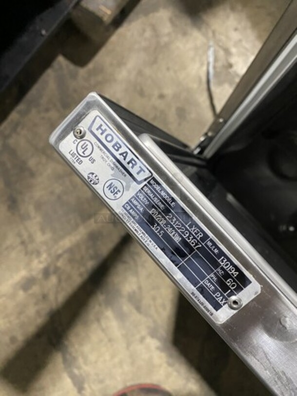 Sweet! Hobart Late Model Under The Counter Commercial Dishwasher! Advansys Series! Model LXER Serial 231229367! 120/208/240V 1 Phase! All Stainless Steel!  - Image 7 of 8