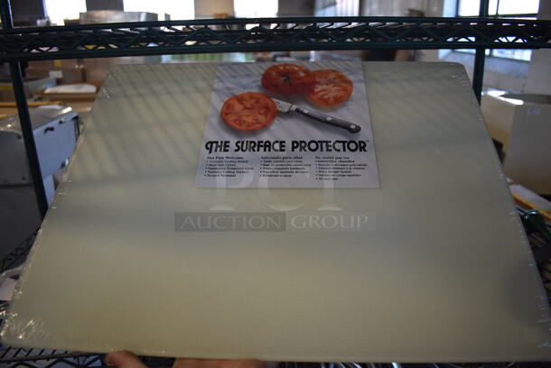 40 BRAND NEW IN BOX! Almond SP2016AL Surface Protectors / Cutting Boards. 20x16x1. 40 Times Your Bid!