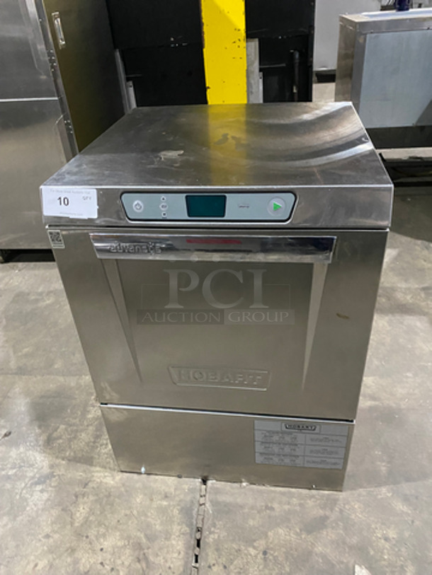 NICE! New Body Style Hobart Commercial Under The Counter Heavy Duty Dishwasher! All Stainless Steel! Model: LXER SN: 23H79720 120/208V 60HZ 1 Phase