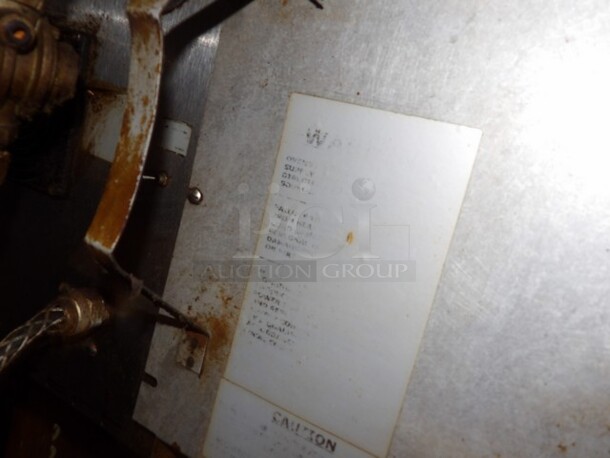 Lincoln Enodis Stainless Express Conveyor Pizza Oven on Wheels, Natural Gas, Single Deck, Single Conveyor, Front Load TESTED AND WORKING  - Image 5 of 5