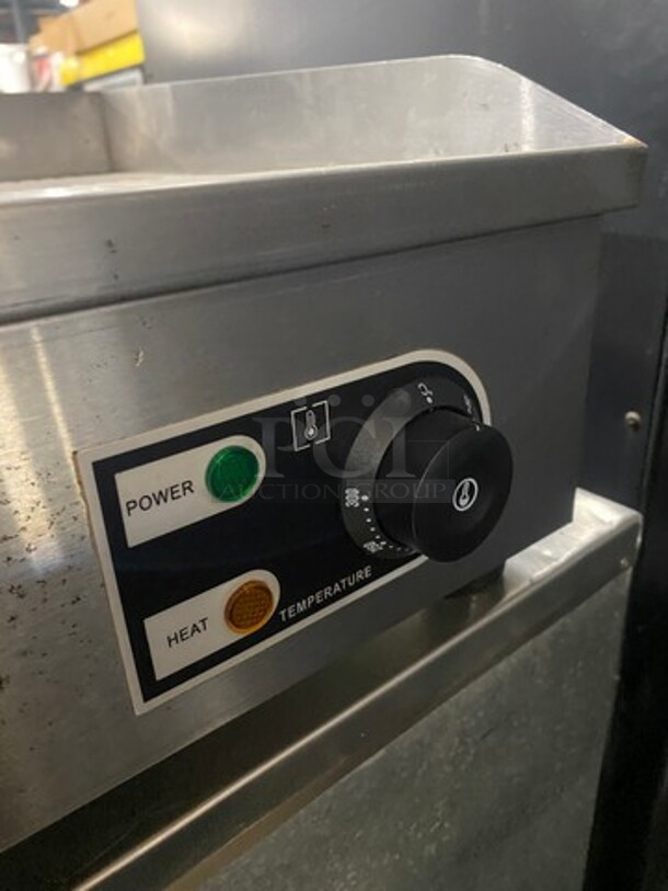 Commercial Countertop Flat And Grooved Grill Combo! With Back And Side Splashes! All Stainless Steel! - Image 8 of 10