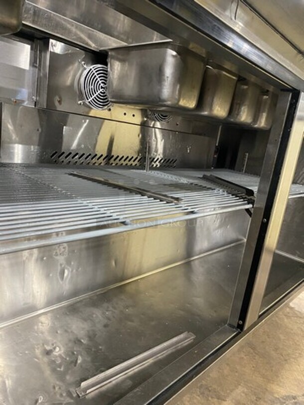 Atosa Commercial Refrigerated Sandwich Prep Table! With 2 Door Underneath Storage Space! Poly Coated Racks! All Stainless Steel! On Casters! Model: MSF8303 SN: MSF8303151119C4014 - Image 6 of 9