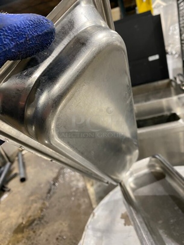 ALL ONE MONEY! Commercial Steam Table/ Prep Table Food Pans! All Stainless Steel! - Image 4 of 5